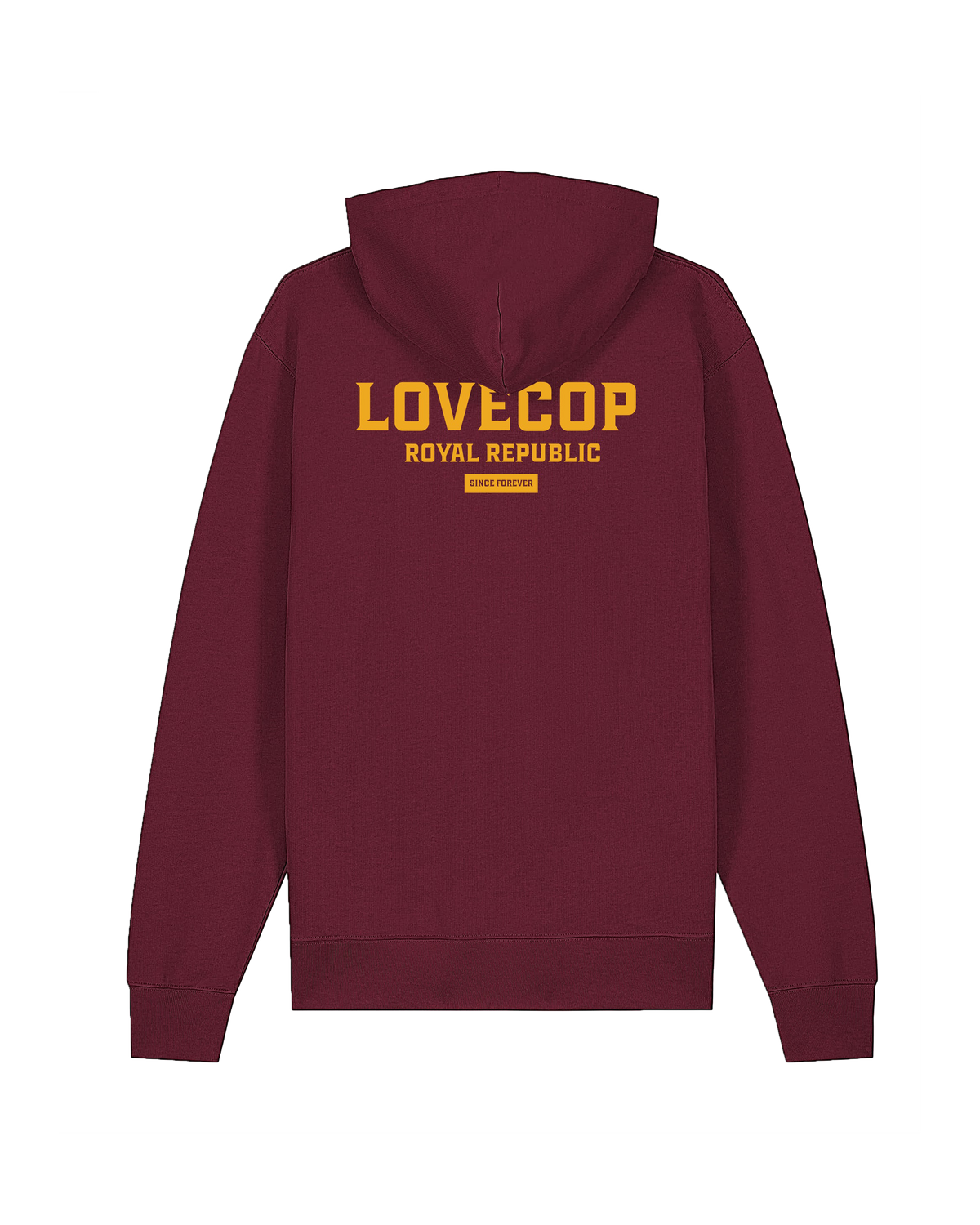 ROYAL REPUBLIC - College Style Hoodie 2026 (Burgundy)