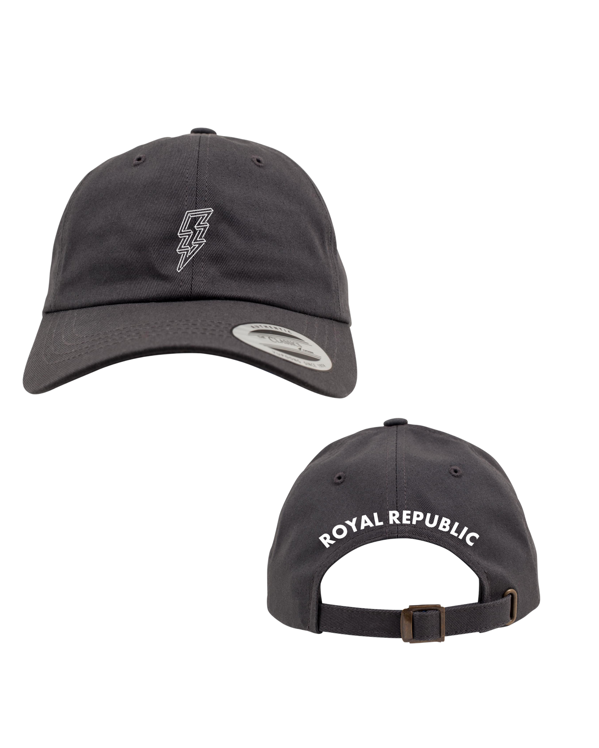 ROYAL REPUBLIC - Flash Logo Cap (dark grey)