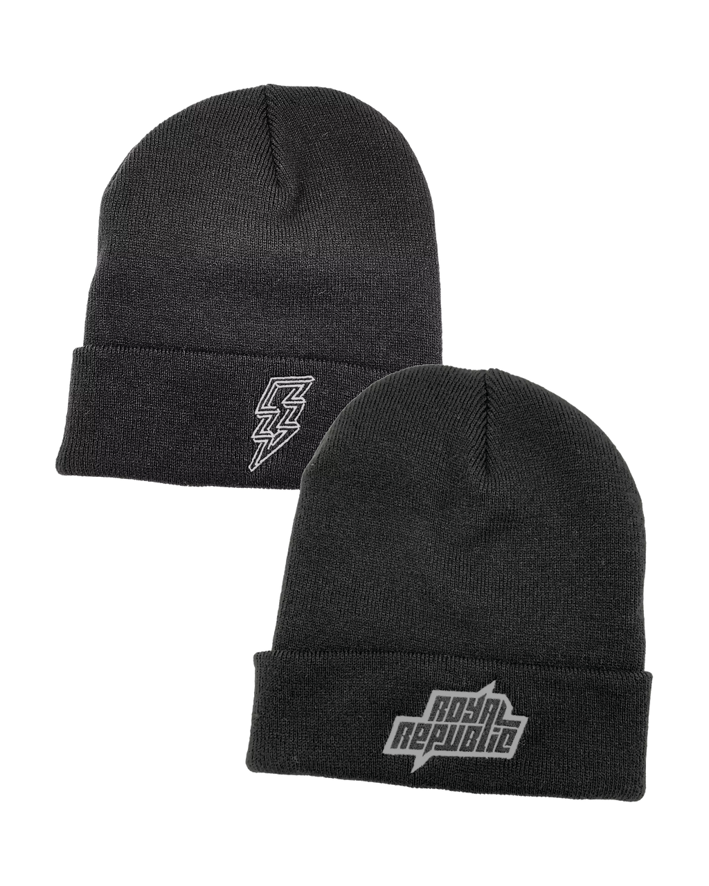 ROYAL REPUBLIC - Flash & Logo Beanie (Black)