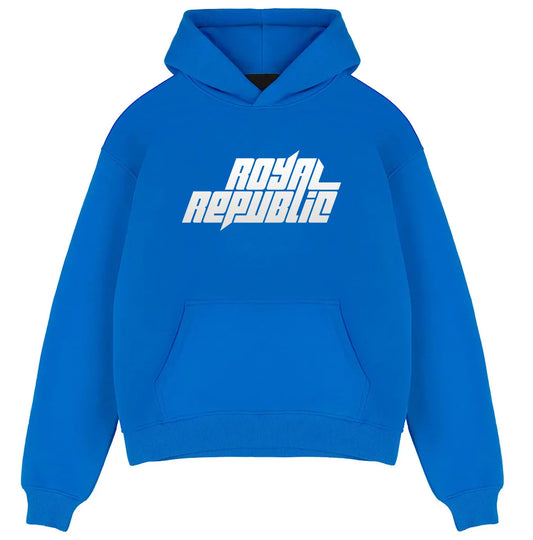 ROYAL REPUBLIC - Logo Hoodie (Blue)