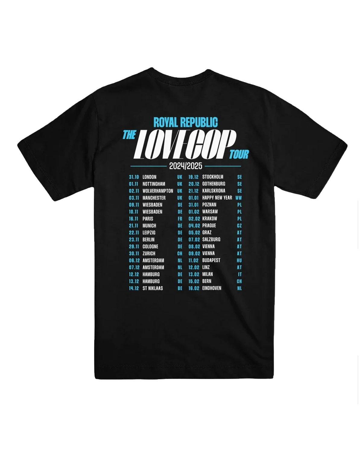 ROYAL REPUBLIC - Tour 24/25 T-Shirt