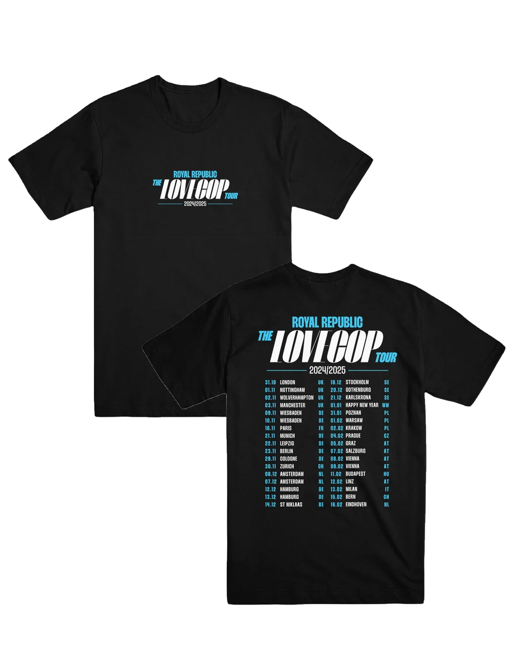 ROYAL REPUBLIC - Tour 24/25 T-Shirt